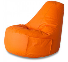 Кресло Комфорт Оранжевое ЭкоКожа (Классический)