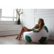Кресло Мяч Бело-Зеленый Оксфорд (Классический)