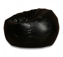 Кресло Мяч Черный ЭкоКожа (Классический)