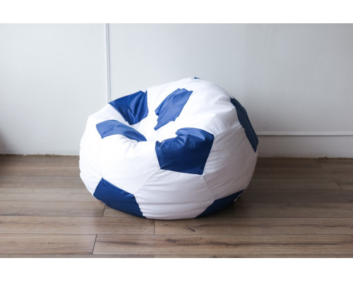 Кресло Мяч Бело-Синий Оксфорд (Классический)